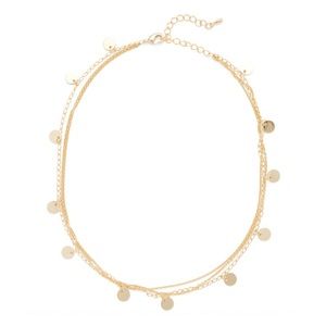 NWOT Sophie Harper Layered Disc Choker Necklace
